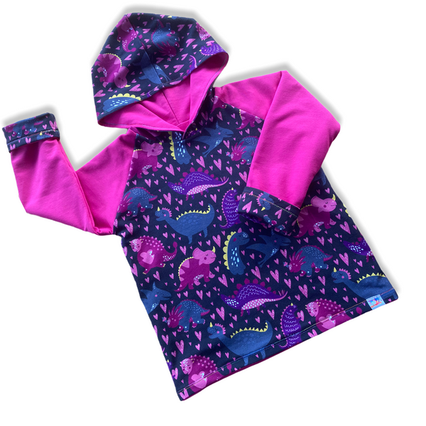 Reversible Hoodie - French Terry and Cotton Lycra