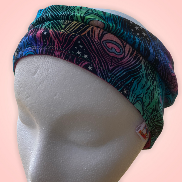 4 in 1 snood/face covering/headband/hat
